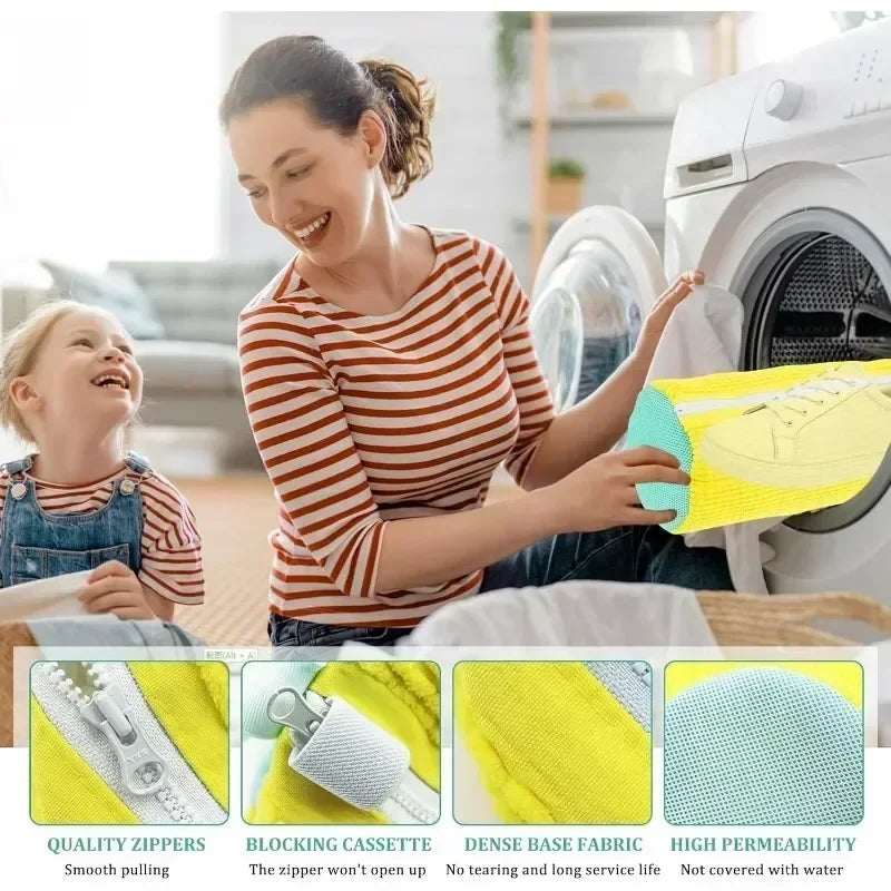 Schoonmaak Schoenwaszak Wasmachine