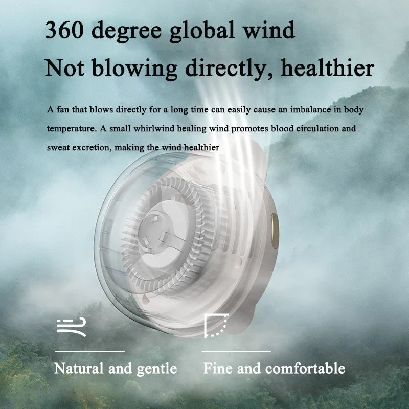 Draagbare Bladloze Nekventilator