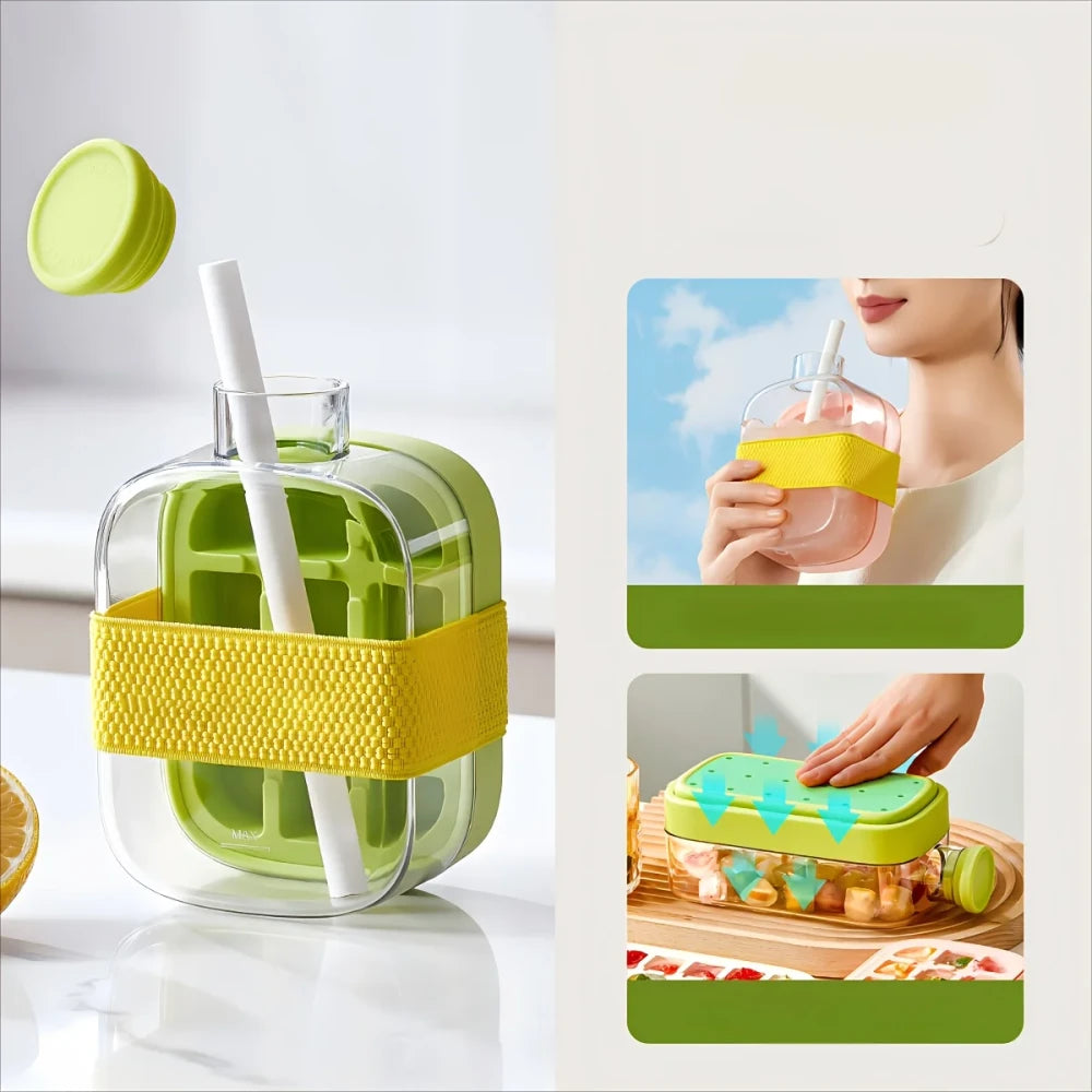 Draagbare Ijsblokjes Waterfles