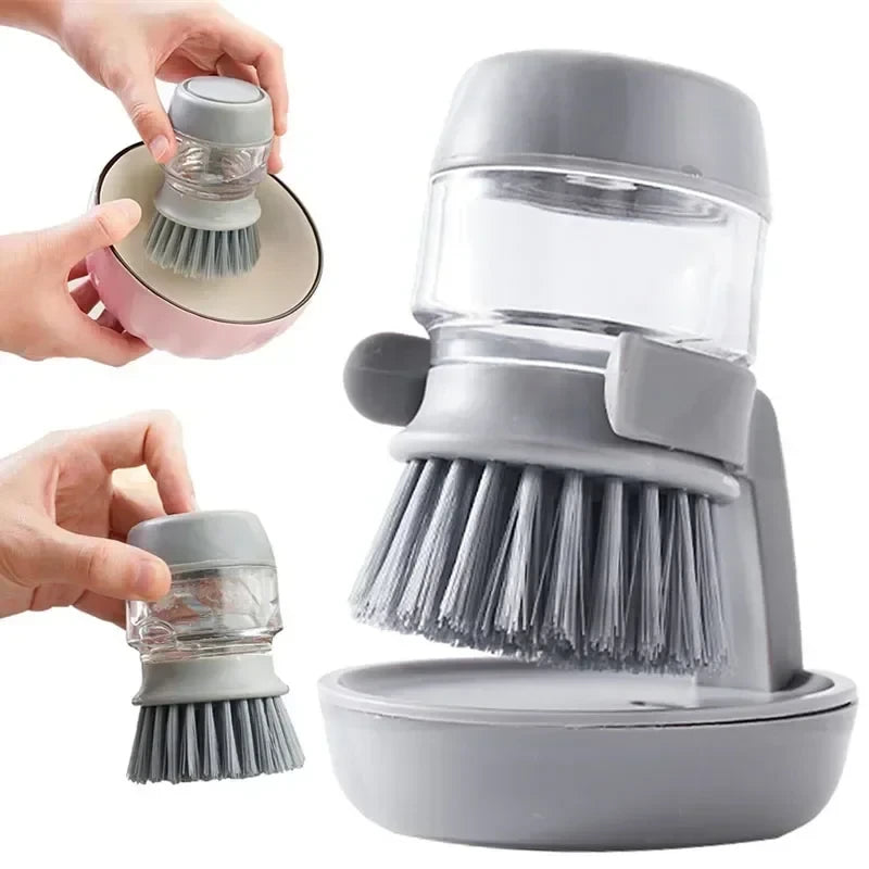Afwasborstel met Zeepdispenser