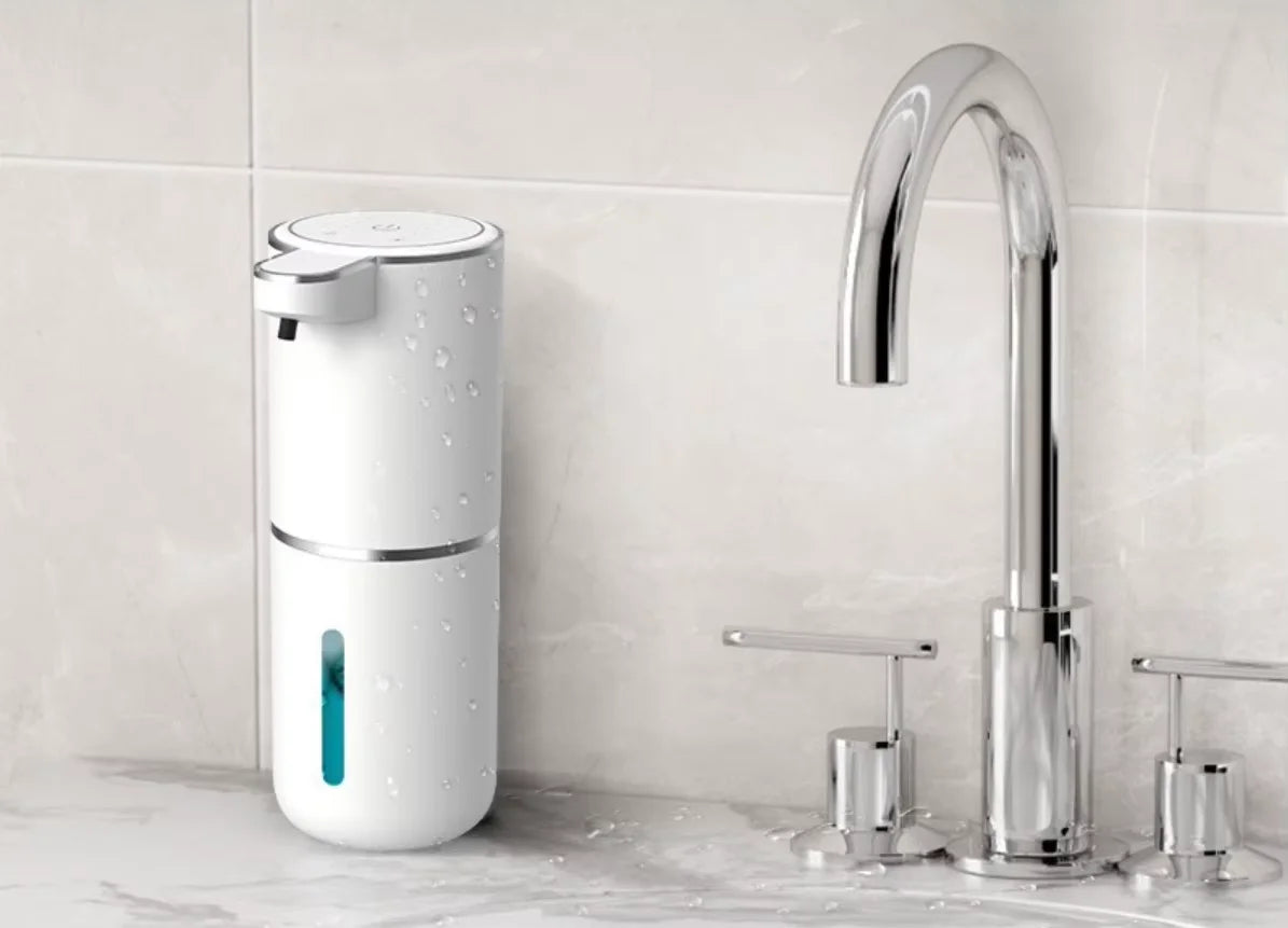 Automatic Foam Soap Dispensers Bathroom Smart Washing Hand Machine With USB Charging White High Quality ABS Material