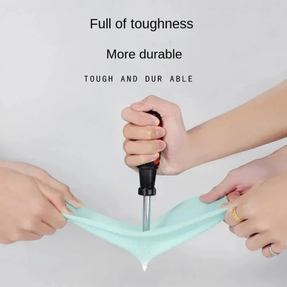 1 Pair Latex Waterproof Shoe Covers Lip-Resistant Rubber Rain Boot Rain Gear Overshoes Accessories for Outdoor Rainy Day