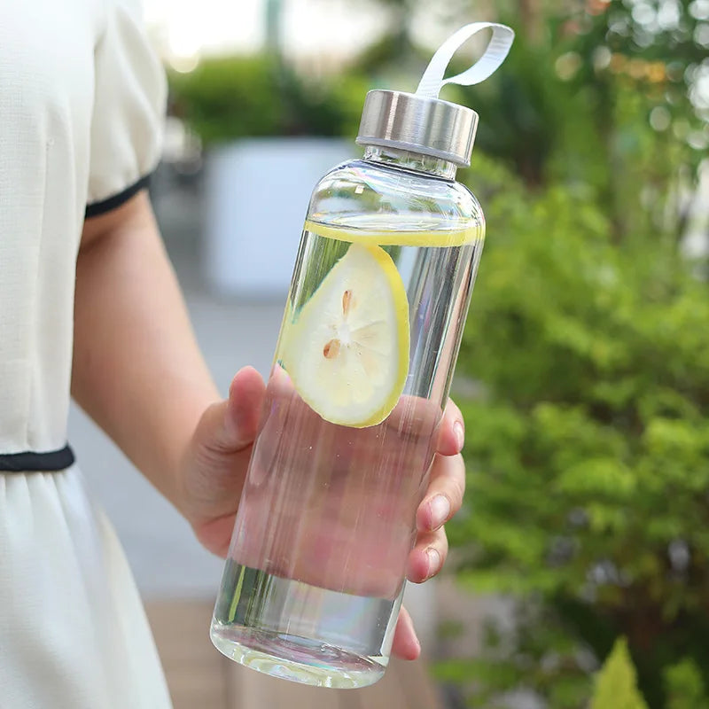18.6 oz floral print sports water bottle, portable, leak-proof, and insulated, perfect for travel and outdoor activities.