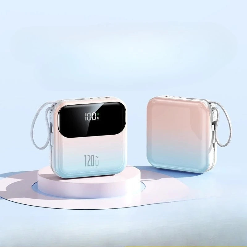 20000mAh 120W Fast Charging Power Bank Mini Portable Large Capacity External Battery Charger For Phone Travel Outdoor
