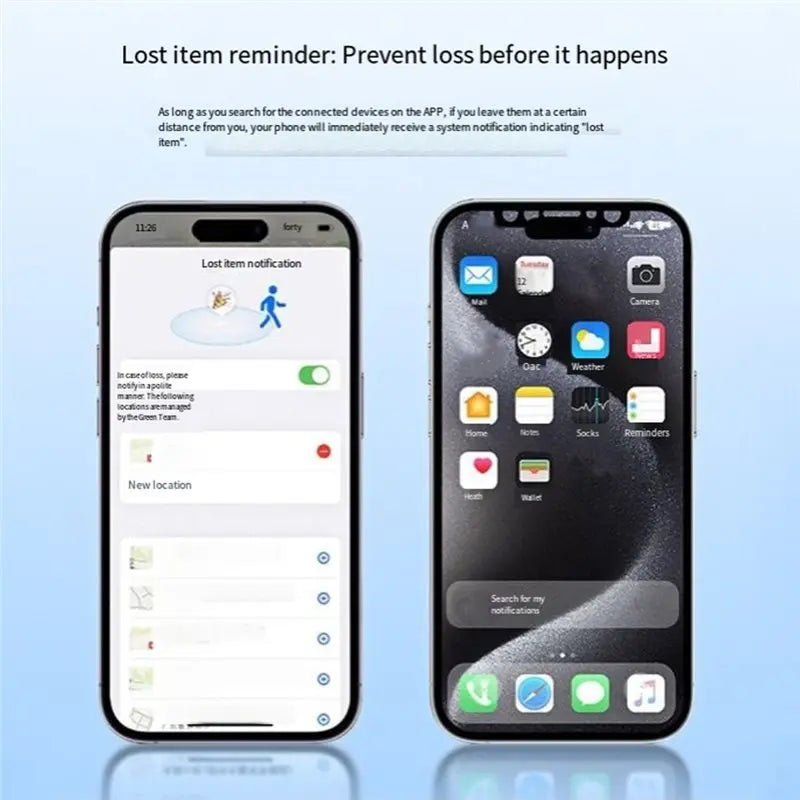 ABUO-REMAX Smart GPS Tracker Finder Bluetooth Works For Find My App Anti-Lost Tag Alarm Reminder For Pets Position