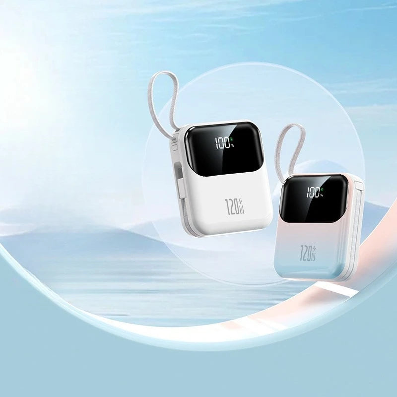 20000mAh 120W Fast Charging Power Bank Mini Portable Large Capacity External Battery Charger For Phone Travel Outdoor