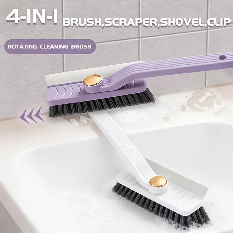 Upgraded 4in1multifunctional Cleaning Brush Household Hardbristle Crevice Suitable Kitchens Bathrooms Various Corners Recesses