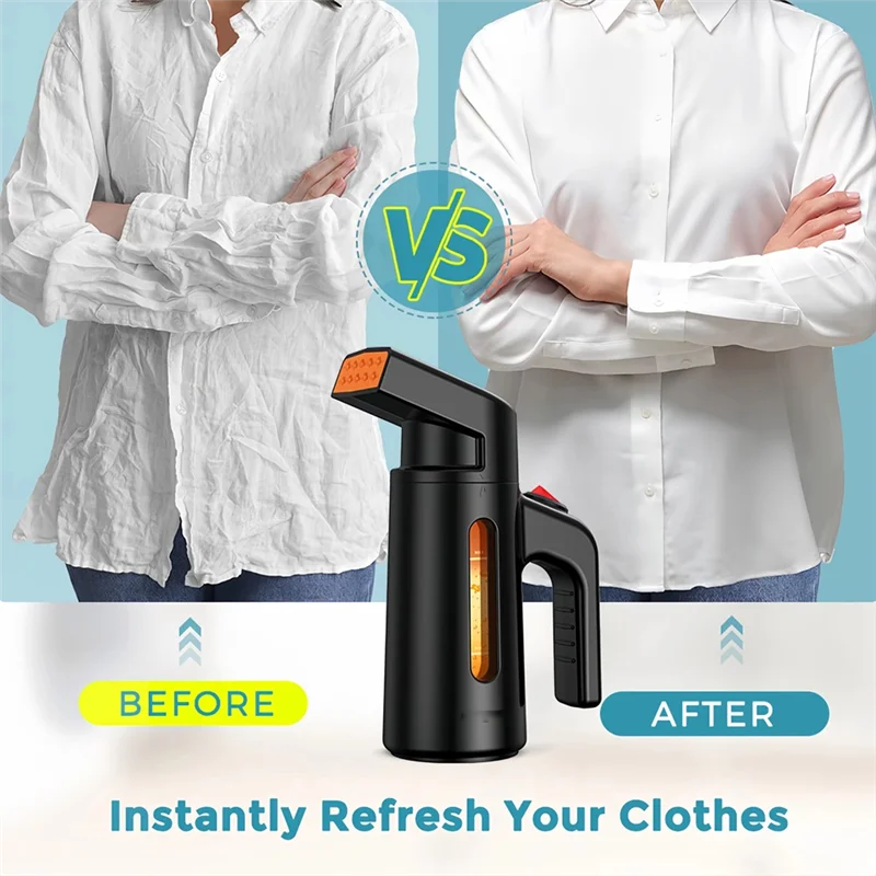 ABHI-Portable Garment Steamer 180Ml Capacity,Strong Steam Penetration Handheld Clothes Steamer EU Plug