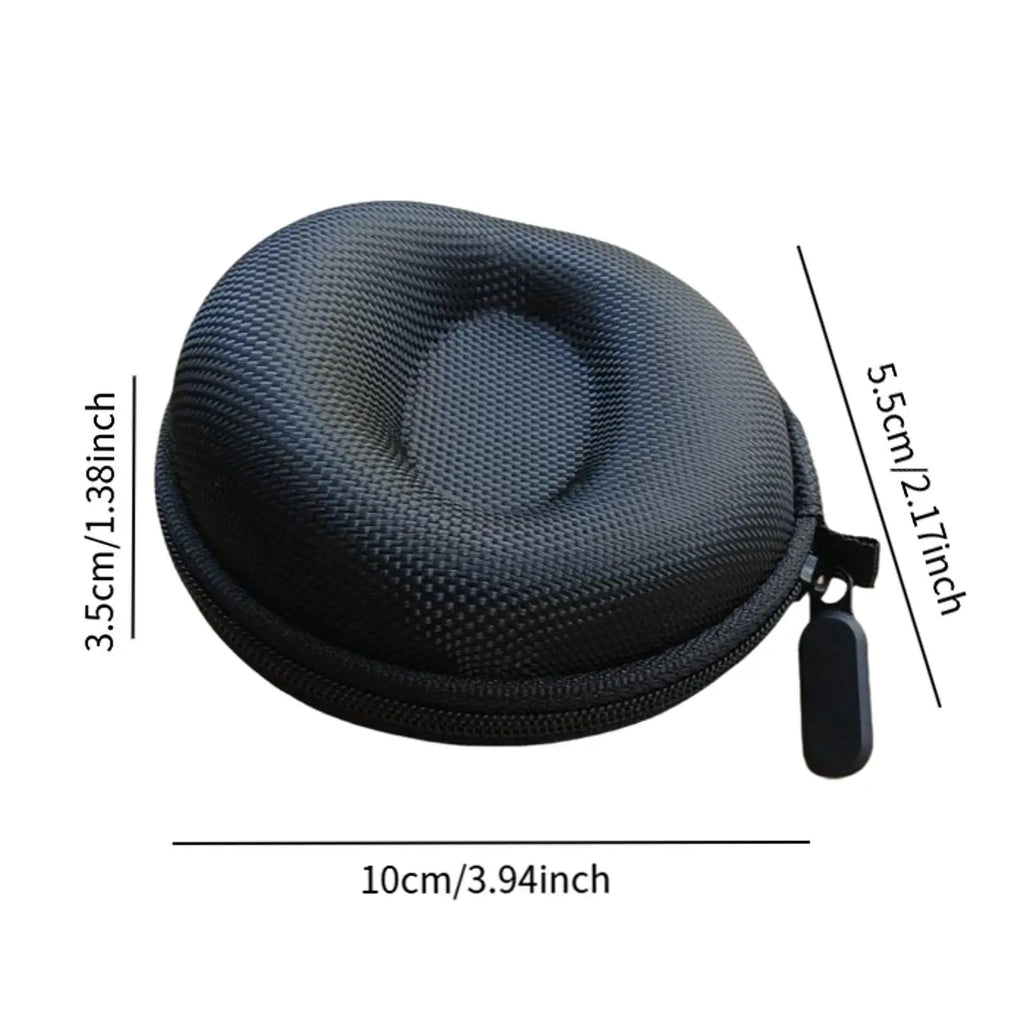 Travel Single Watch Case Box Black Cushioned Interior Multipurpose Accessories Soft Velvet with Zipper Smart Watches Pouch