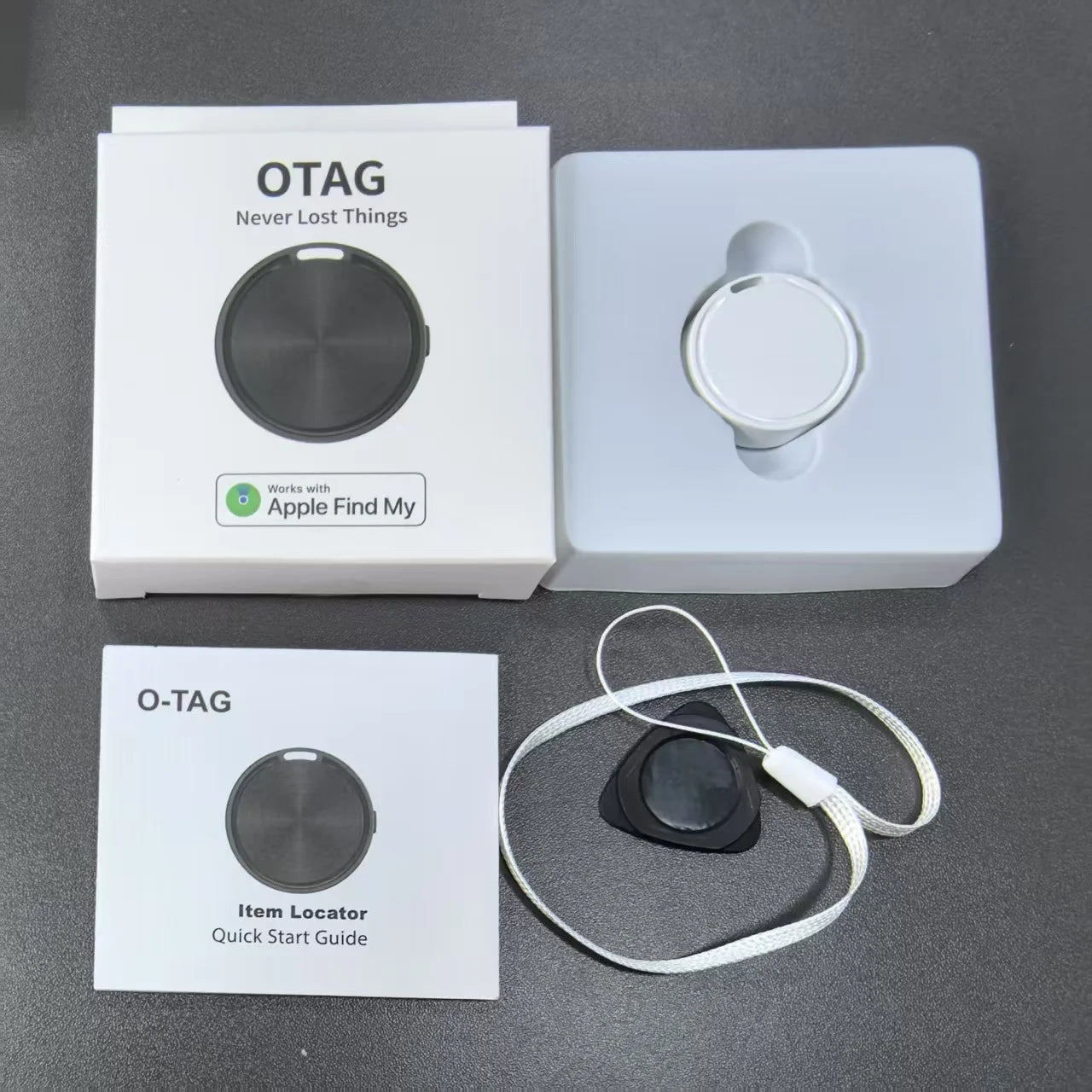 Smart Tracker Works with IOS Find My & Android Find My Device, Bluetooth Anti-Loss Locator Item Finder for Keys Wallet Luggage