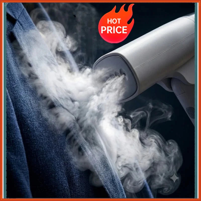 Handheld Garment Steamer 1300W Portable Steam Iron Powerful Fast Wrinkle Remover Travel Steamer Ironing for All Fabrics Clothe ﻿