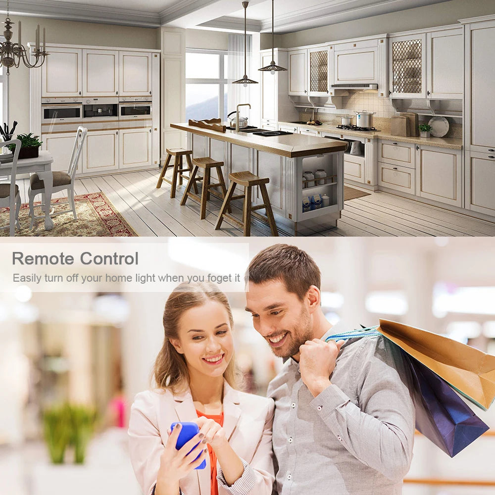 20A EU Electric Smart Plug Socket Mini Wireless Wifi Home Voice Control Smart Plug Energy