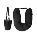 Travel Neck Pillow – Comes With an Adjustable Soft Wool Cover Can Be Stuffed With Clothes for Added Comfort