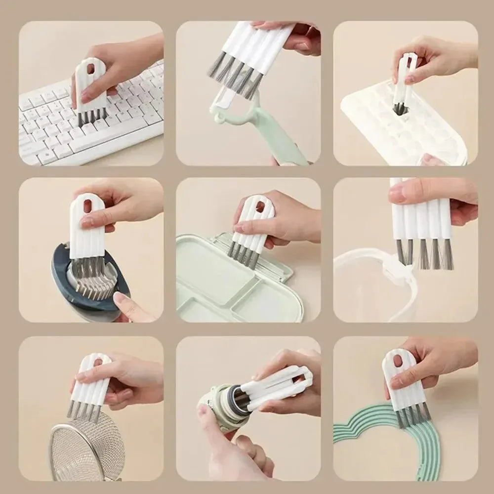 Multifunctional Flexible Gap Brush, Multi-Function Computer Cleaning Brush,Soft Brush Keyboard Cleaner, Household Cleaning Tool