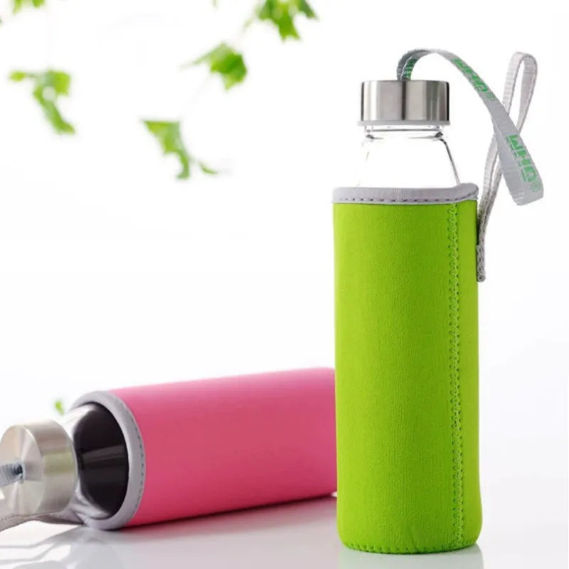 550ml Travel bottle Car ShatterProof Hand Portable Glass Water Bottle New Arrival Worldwide Store