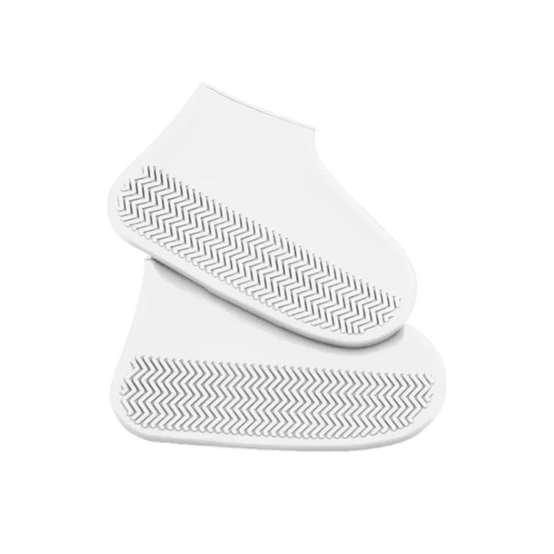 Waterproof Shoe Covers Non-Slip Rubber Overshoes For Rainy Days Reusable Boot Protectors M/L Wet Weather Accessories