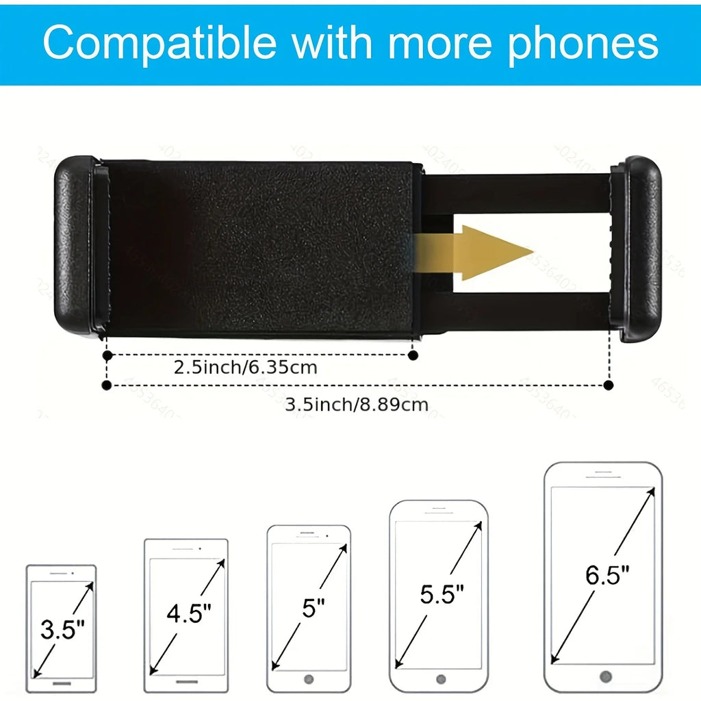 1pc Portable Flexible Cell Phone Holder Stand For Treadmill, Spin Bike, Stroller, Shopping Cart, Bed, Car, Kitchen, Desk