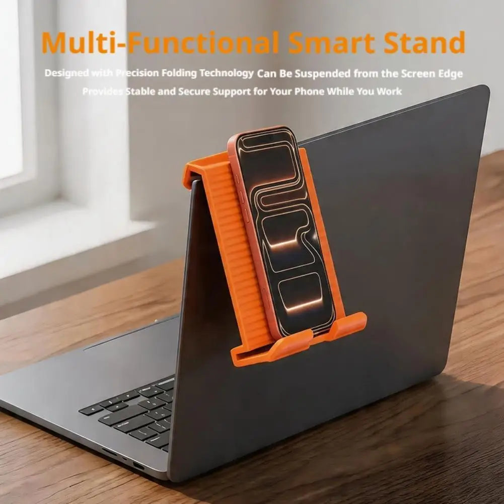 Flexible Foldable Silicone Phone Holder For IPhone IPad Laptop Tablet Portable Adjustable Multi-Angle Desktop Stand Home Office