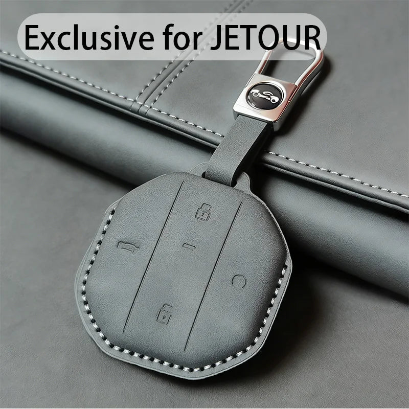 Car Smart Key Fob Cover For Chery Jetour T2 2026 Freer Freedom Traveller T1 Keychain Keyless Shell Luxury Durable Accessories