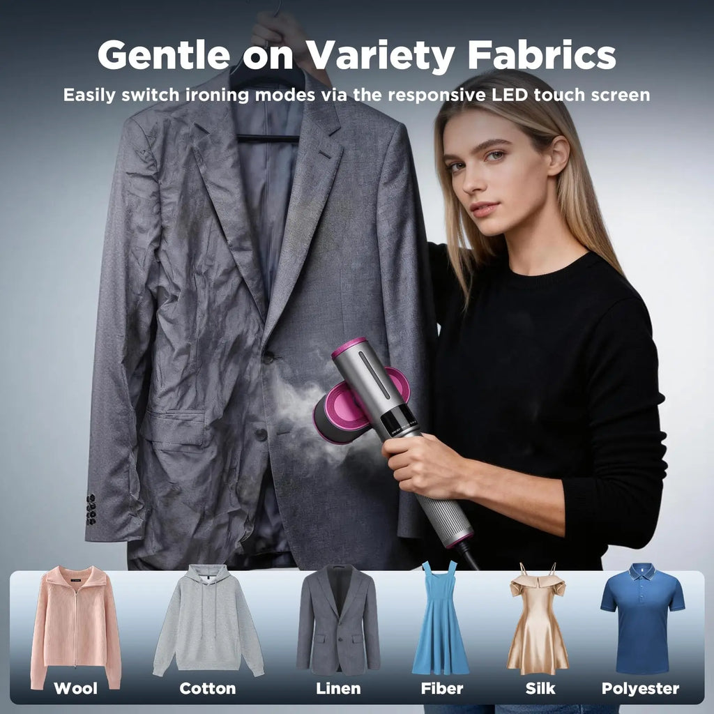 Handheld Steam Iron Garment Steamer Portable Mini for Clothes Fast Heating Travel Garment Fabric Press Machine with Home