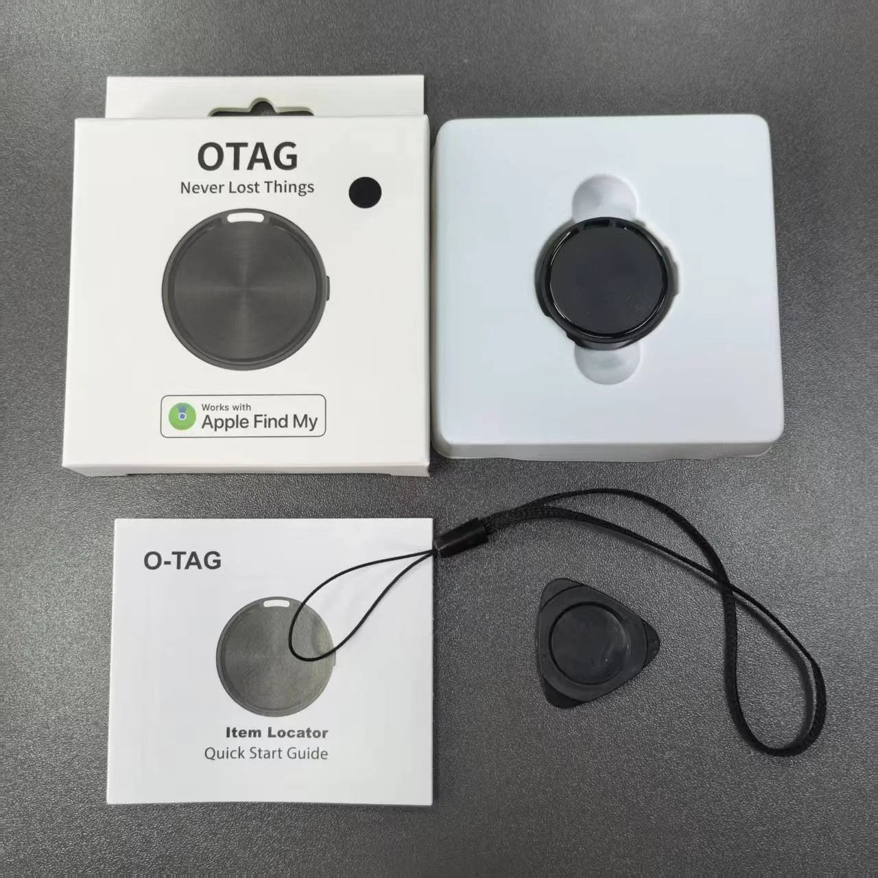 Smart Tracker Works with IOS Find My & Android Find My Device, Bluetooth Anti-Loss Locator Item Finder for Keys Wallet Luggage