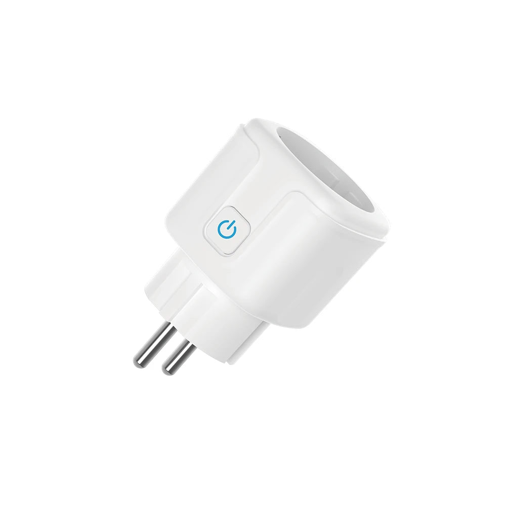 20A EU Electric Smart Plug Socket Mini Wireless Wifi Home Voice Control Smart Plug Energy