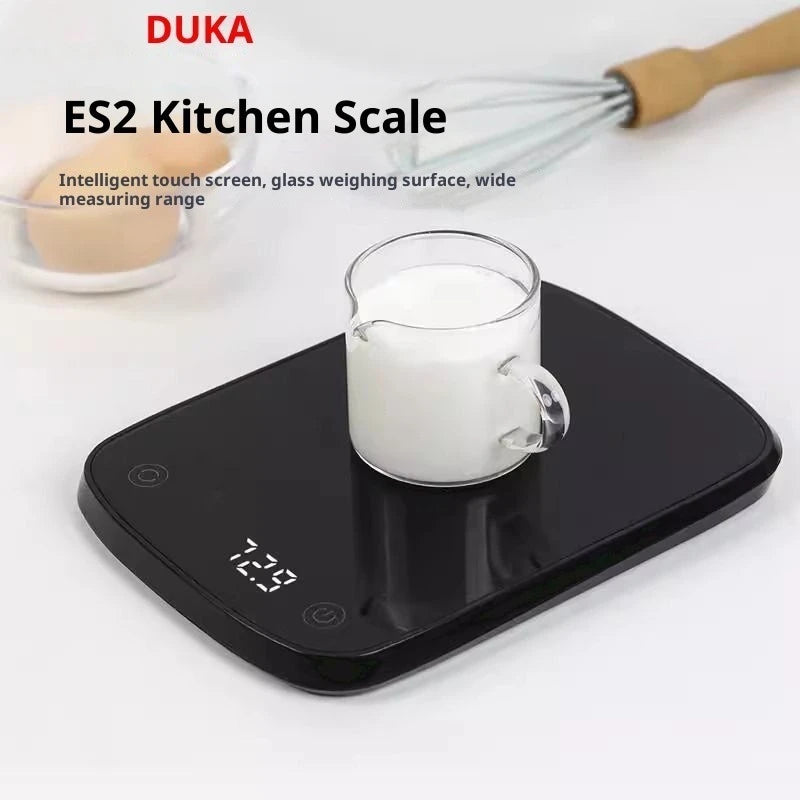 DUKA Digital Kitchen Scale Rechargeable High Precision Touch Screen Food Gram Scale for Household Baking Coffee Cooking ES2