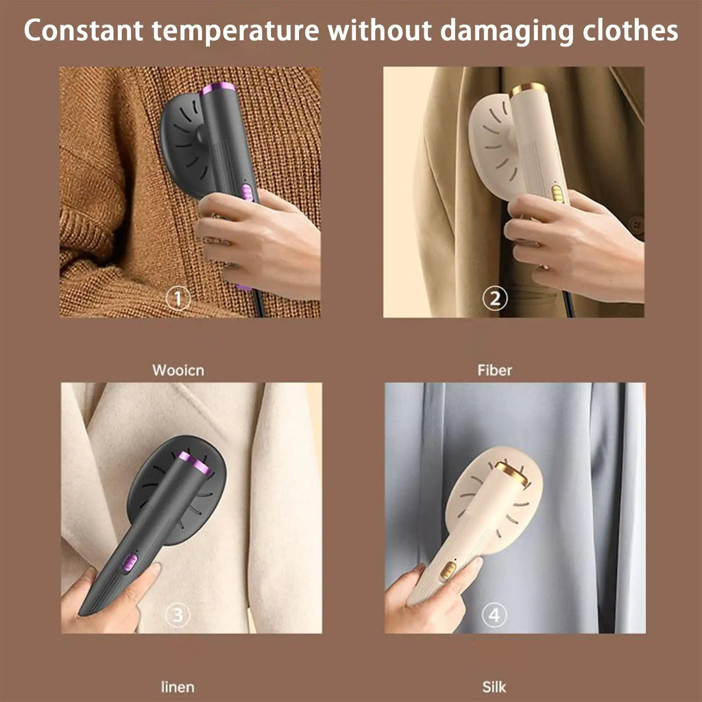 Portable Handheld Garment Steamer Double Mode Travel Mini Fabric Wrinkle Remover Steamer Clothes Iron for Shirt Quick Smoothing