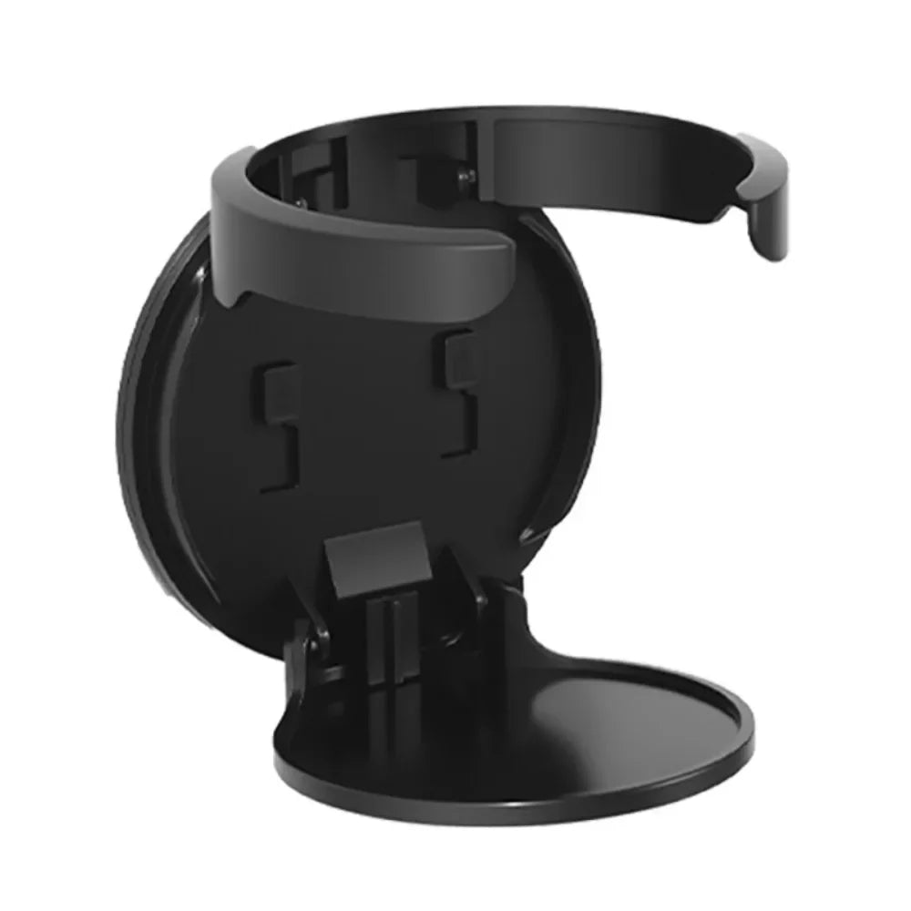 Portable Durable Wall-Mounted Round Cup Holder Foldable Self-Adhesive Drink Holder Multipurpose Space-Saving Wall Bottle Rack