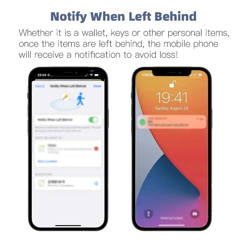 Bluetooth Tracking Device iOS Find My APP Smart Tag GPS Tracker Locator Anti-Lost Alarm Reminder Car Key Dog Pet Kid Finder