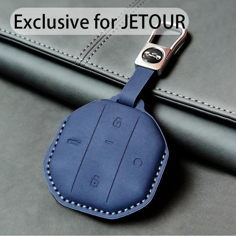 Car Smart Key Fob Cover For Chery Jetour T2 2026 Freer Freedom Traveller T1 Keychain Keyless Shell Luxury Durable Accessories