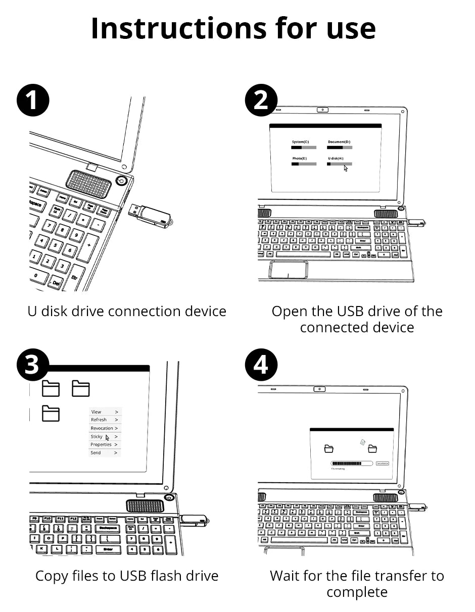 USB Flash Drive 128GB 64GB 32GB 16GB 8GB 4GB 2GB 1GB 2.0 High-Speed PenDrive USB Memory Stick USB Flash Drive