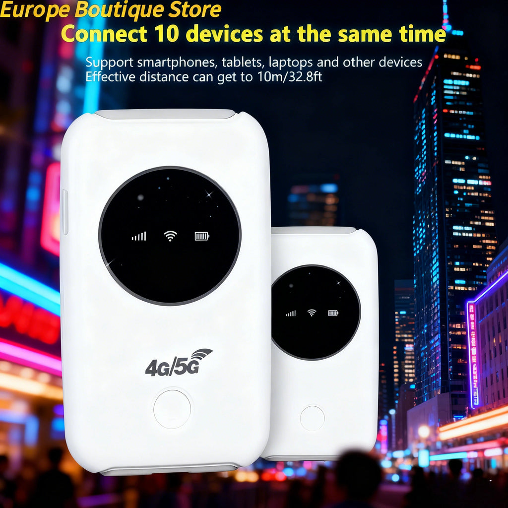 Portable 4G 5G Router With Usb Power Design Meets Temporary Network Demands For Outdoor Shooting And Field Survey Jobs