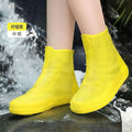 Waterproof Silicone Shoe Cover High Top Rain Boots Cover Non Slip Overshoes Unisex Rubber Water Resistant Footwear Rainy Day
