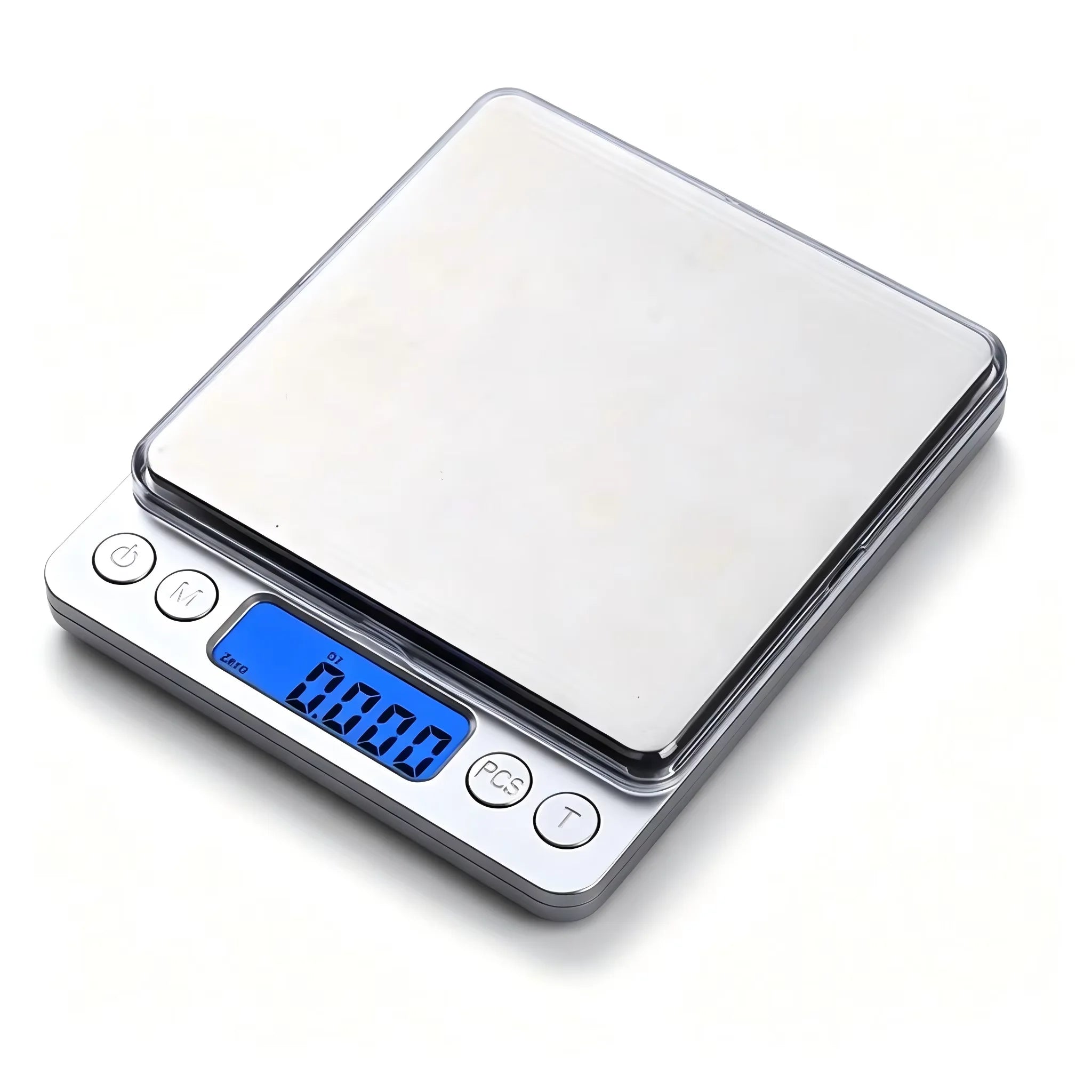 Digital Kitchen Scale, Stainless Steel Food Scale with LCD Display, Accurate Weight for Precise Cooking and Diet Weighing