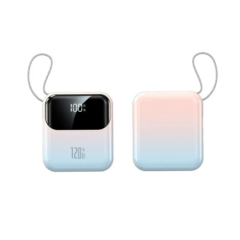 20000mAh 120W Fast Charging Power Bank Mini Portable Large Capacity External Battery Charger For Phone Travel Outdoor