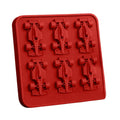 6-Cavity 3D Race Car Silicone Ice Mold Grand Prix Style Ice Cube Tray Chocolate Mould DIY Baking Tool for Tumbler BPA Free