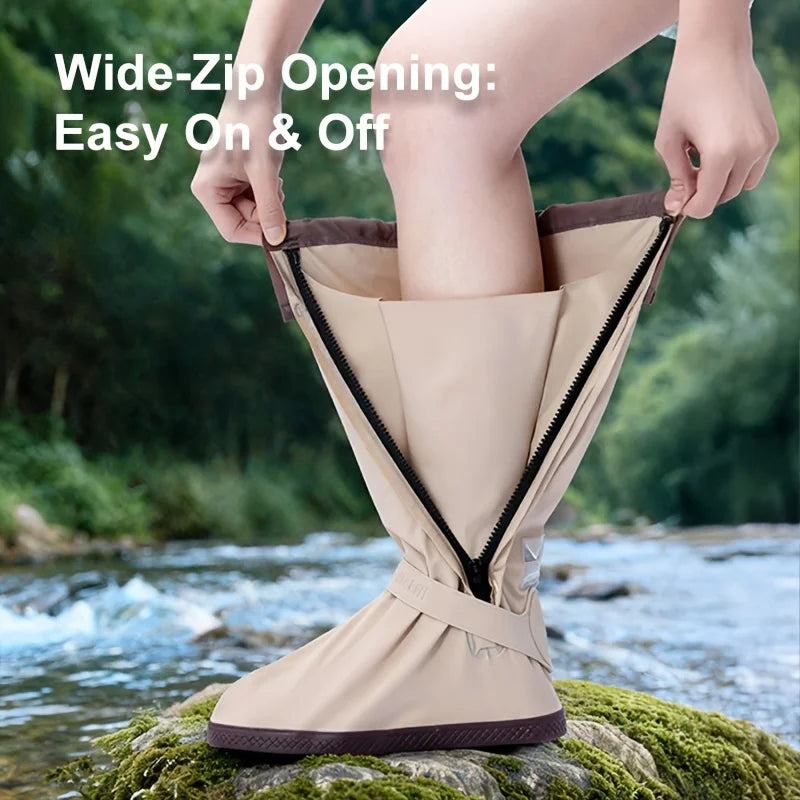 Waterproof Shoe Covers for Rain Boot Covers for Men Women Rain Outdoor Indoors Non-Slip Waterproof Shoe Boot Protectors Cycling