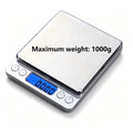 Digital Kitchen Scale, Stainless Steel Food Scale with LCD Display, Accurate Weight for Precise Cooking and Diet Weighing