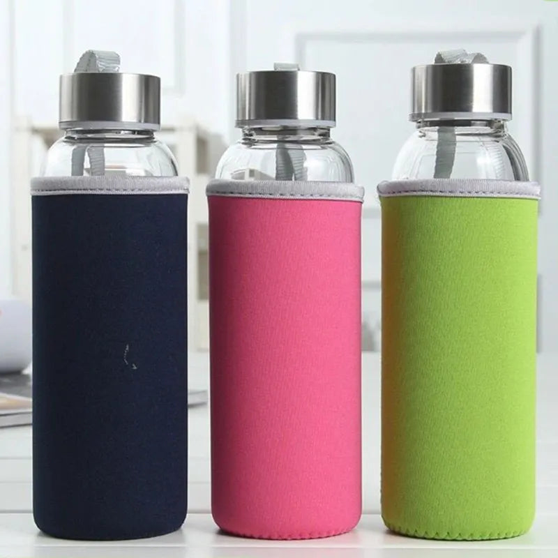 550ml Travel bottle Car ShatterProof Hand Portable Glass Water Bottle New Arrival Worldwide Store