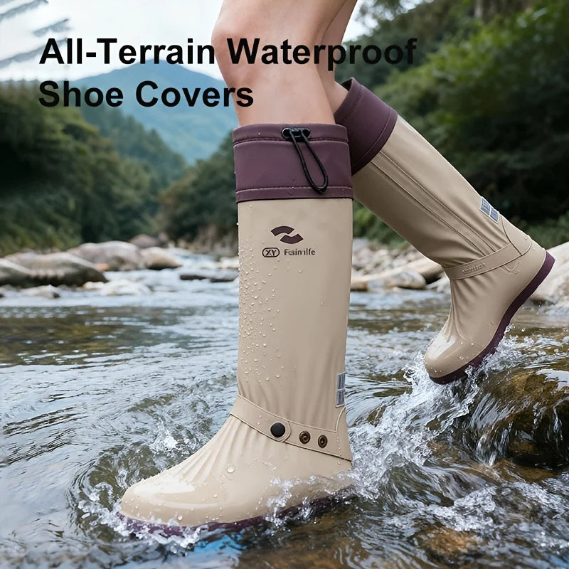 Waterproof Shoe Covers for Rain Boot Covers for Men Women Rain Outdoor Indoors Non-Slip Waterproof Shoe Boot Protectors Cycling