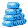 100 PCS Disposable Waterproof Shoe Covers Plastic Non Slip Foot Protectors Indoor Outdoor PE Padded Boot Covers