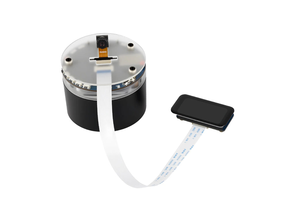 FireChip Waveshare ESP32-S3 AI Smart Speaker ESP32 Audio, Surround RGB Lighting, with Dual Digital Microphone Array