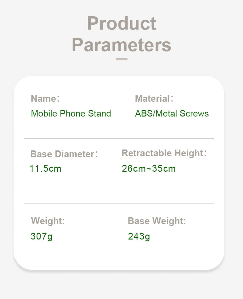 Universal Mobile Phone Stand Stretchable Holder Stable High Quality Support for IPhone/Xiaomi/Huawei Adjustable Phone Holders