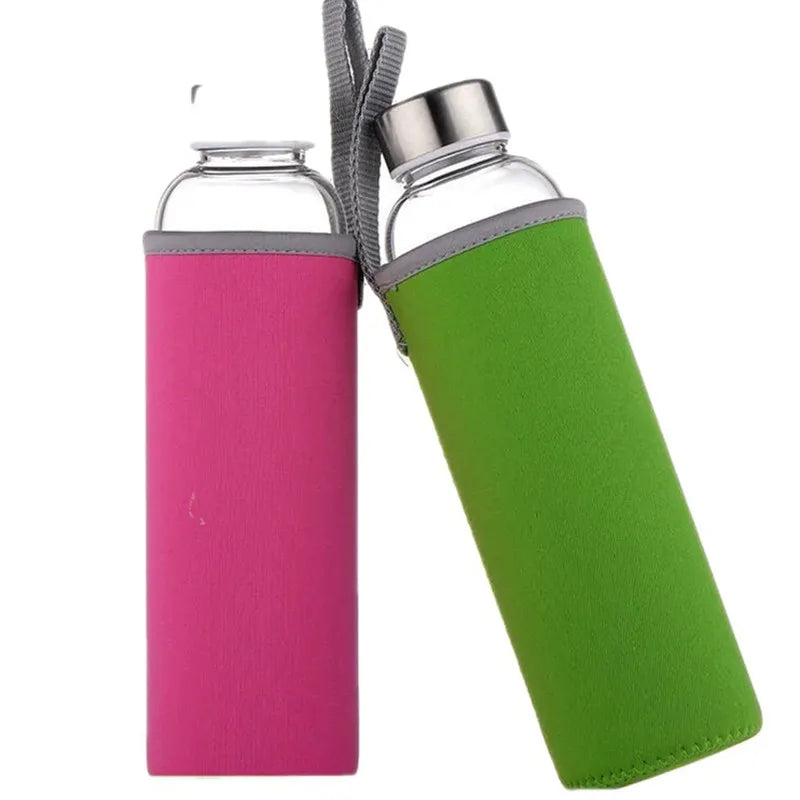 550ml Travel bottle Car ShatterProof Hand Portable Glass Water Bottle New Arrival Worldwide Store